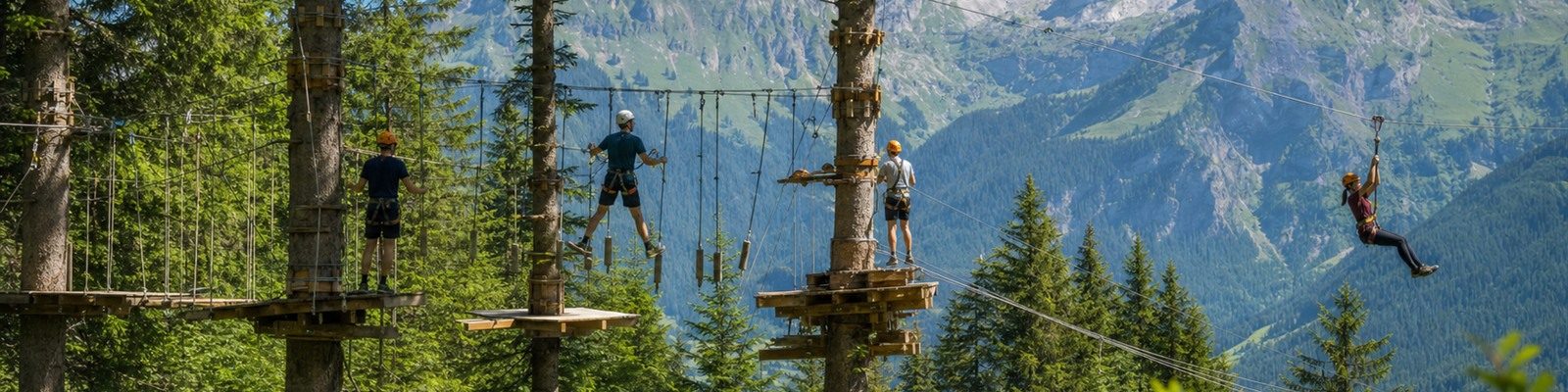 Parc aventure · Activités de plein air - Diablerets Expérience